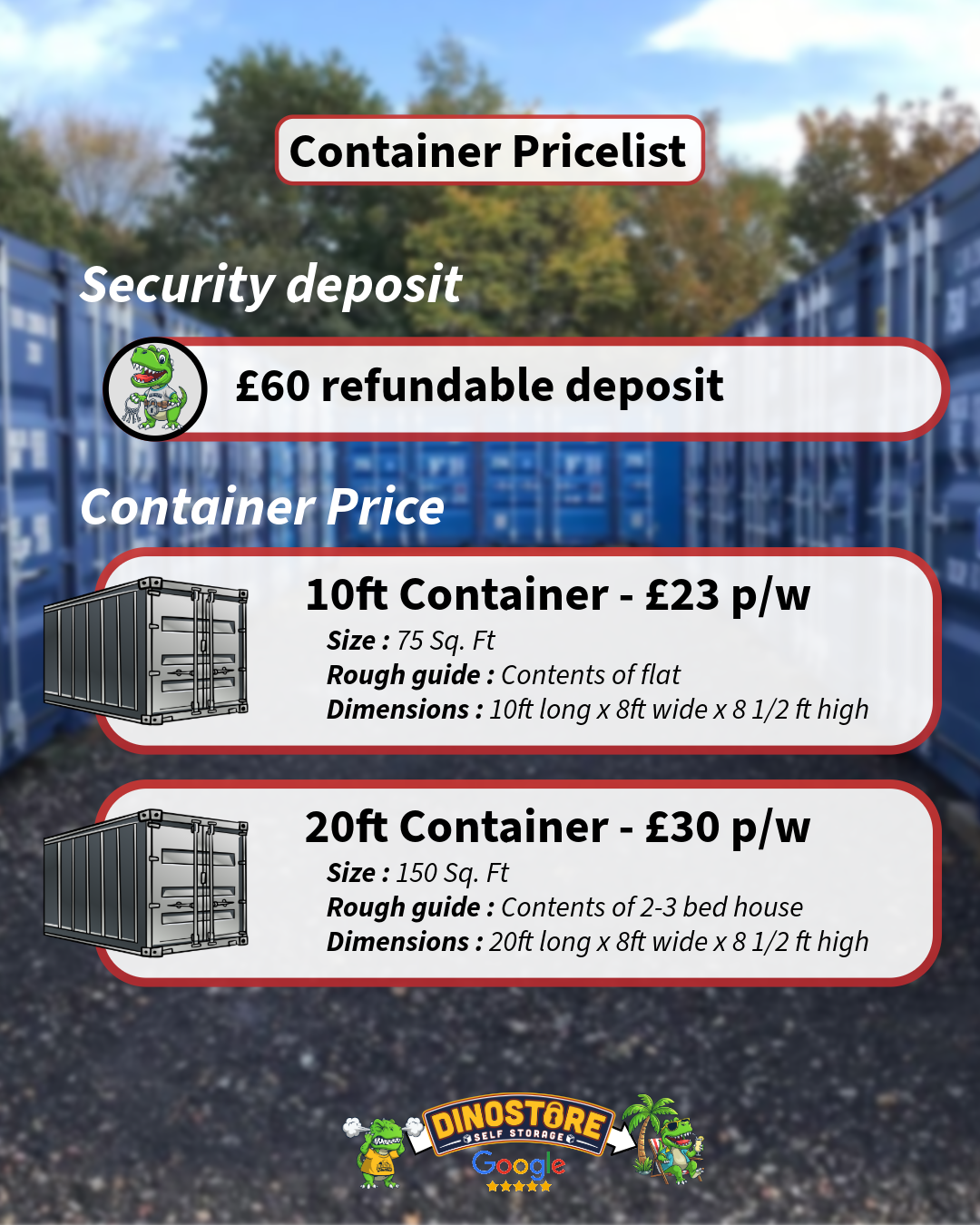 Storage Prices